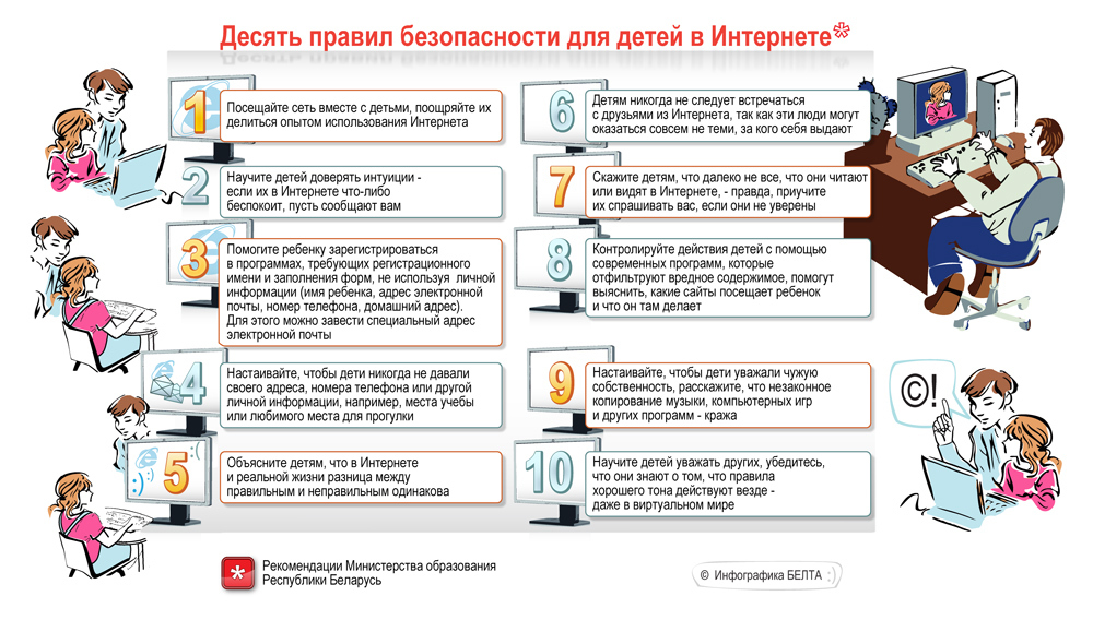 Правила безопасности в интернете